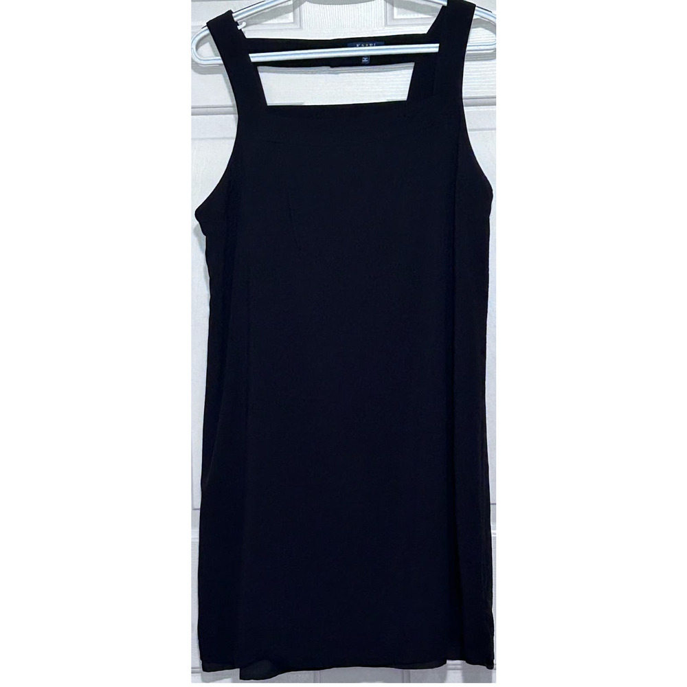 Kaari Blue Black Midi Dress